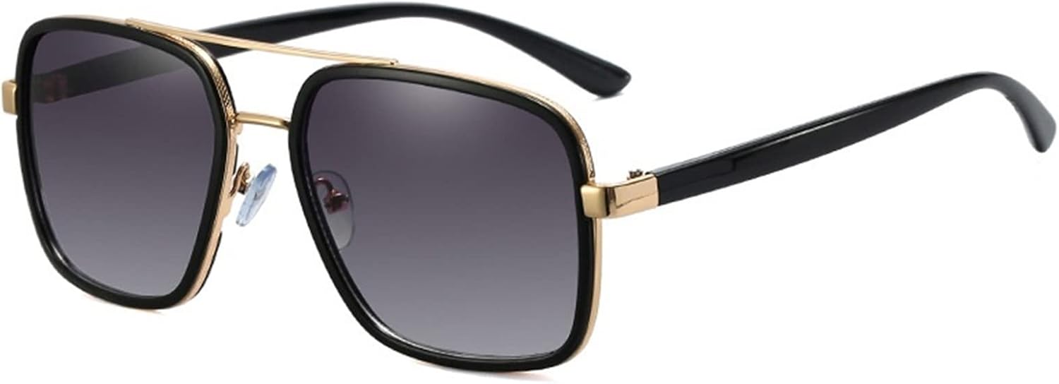 

GAOXIN Модные солнцезащитные очки в крупной оправе для мужчин и женщин, с защитой от УФ-излучения UV400, для использования на открытом воздухе и на пляже (Цвет: B, Размер: Средний), B