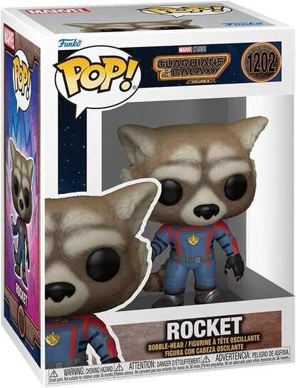 

Funko POP! Марвел, коллекционная фигурка, Стражи Галактики, Ракета
