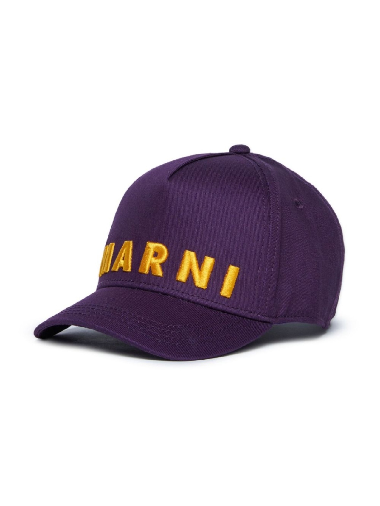 

Marni Kids кепка с вышитым логотипом, фиолетовый