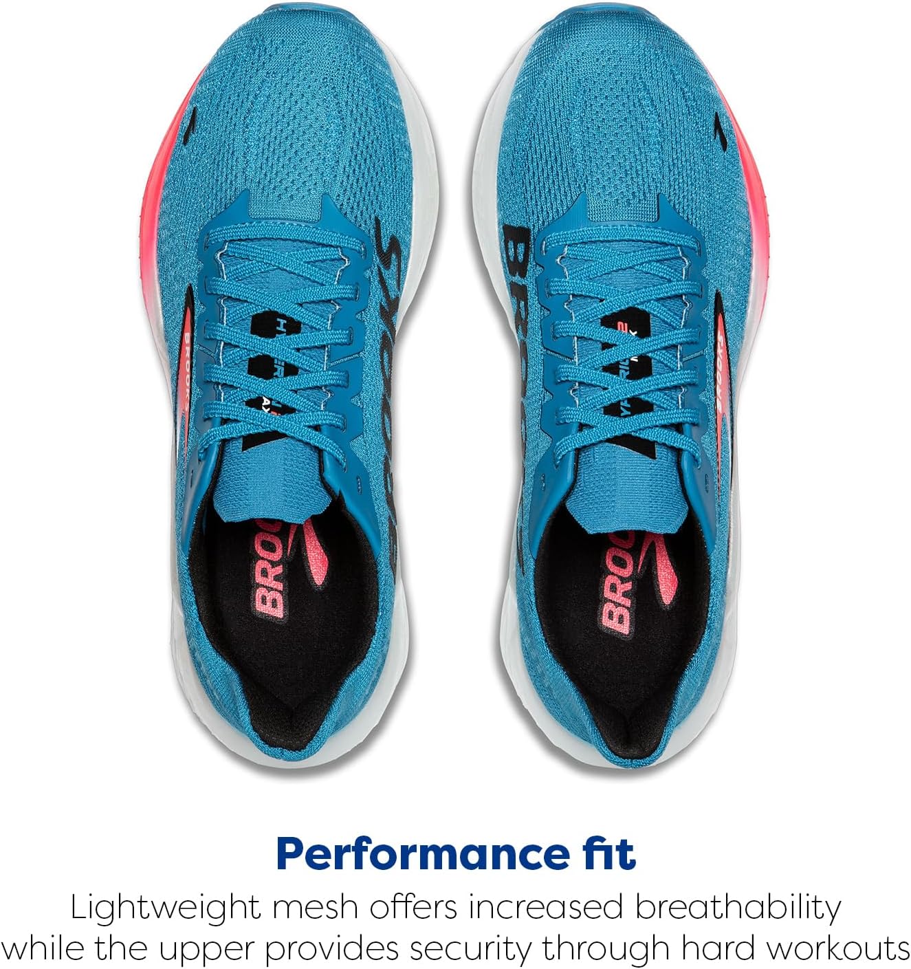 Мужские кроссовки Brooks Hyperion Max 2 нейтральной амортизации, черный/розовый/стальной — фото 4