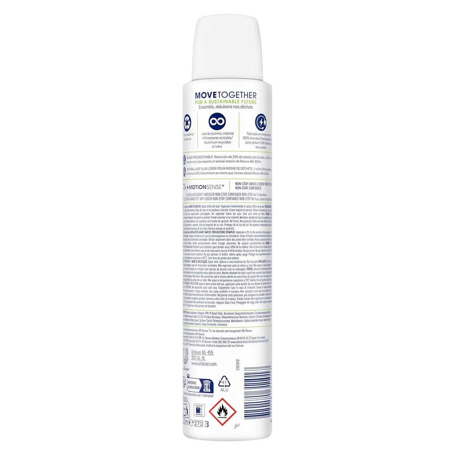 Дезодорант-антиперспирант Rexona Fresh Verde A, 200 мл Rexona — фото 3