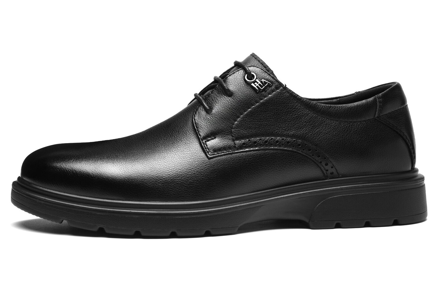 

Туфли HLA Dress Shoes Men Low-Top Black