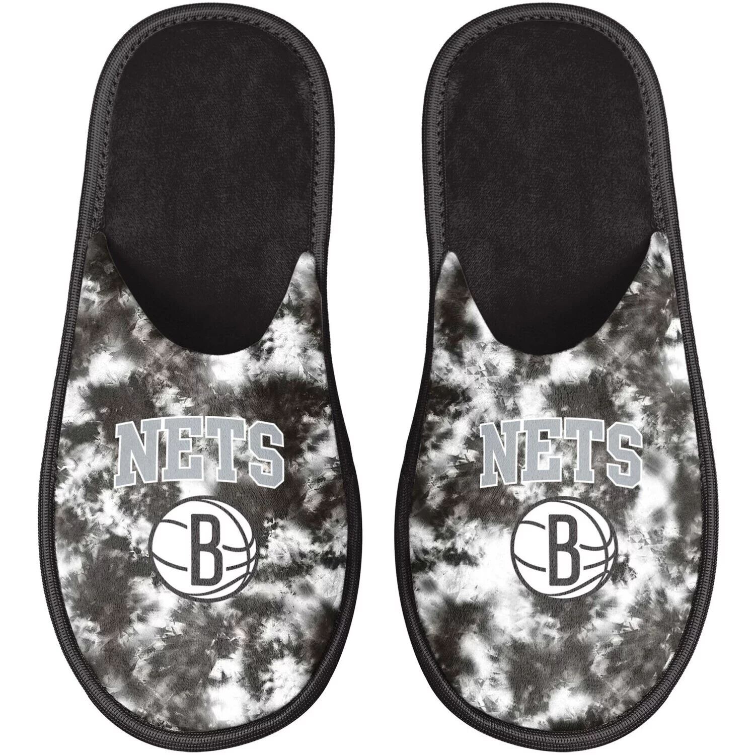 Женские тапочки с логотипом FOCO Brooklyn Nets Iconic