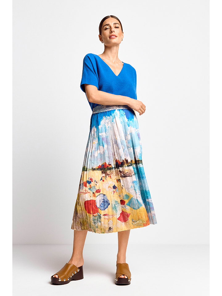 

Юбка длиной до колена Rich & Royal, цвет blau/gelb