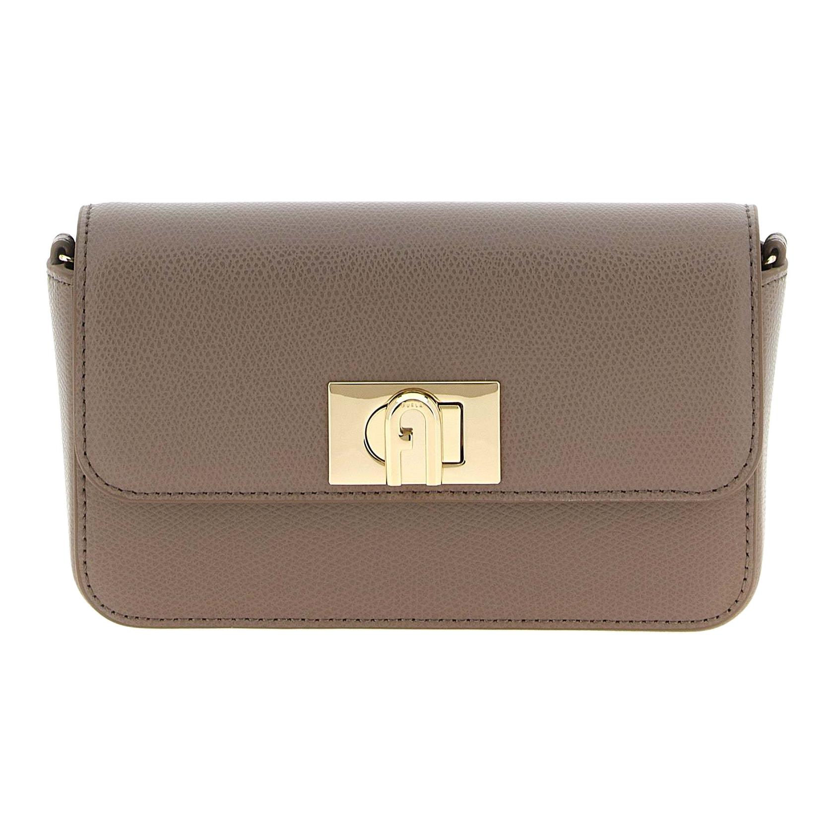 

Кожаная сумка-кроссбоди 1927 Collection, мини-сумка через плечо для женщин, gray Furla