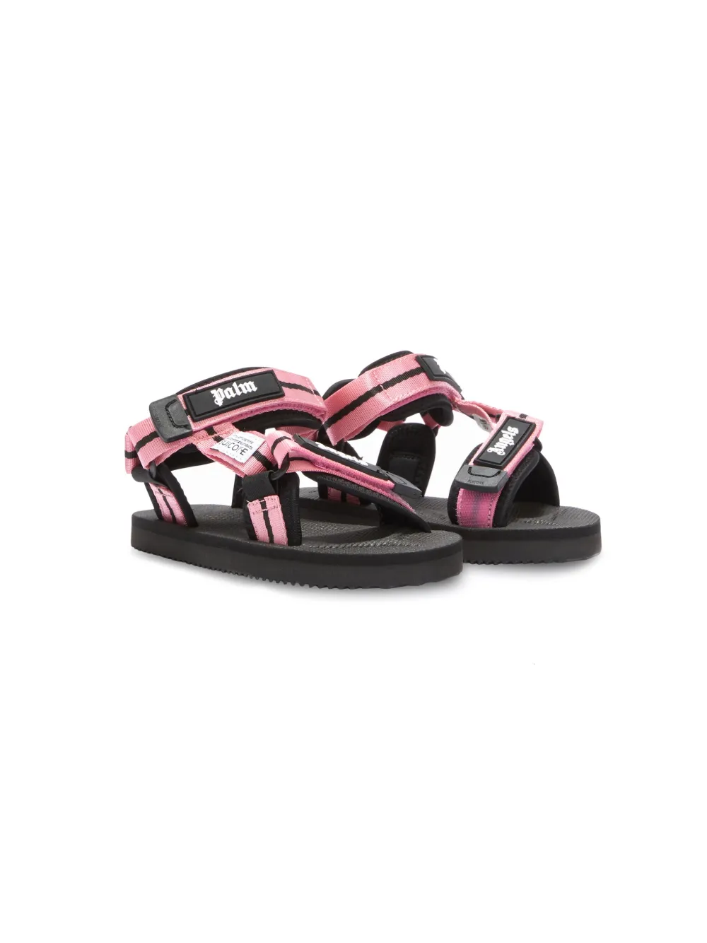 

Сандалии с логотипом из коллаборации с Suicok Suicoke x Palm Angels Kids, розовый
