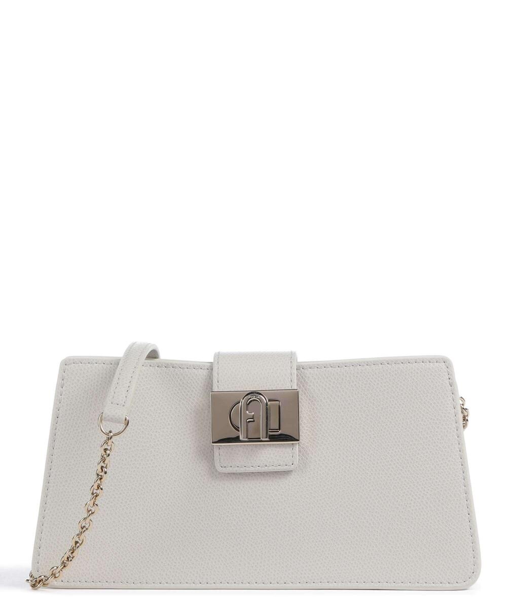 

Мини-Сумка на плечо 1927 из мелкозернистой кожи Furla, белый
