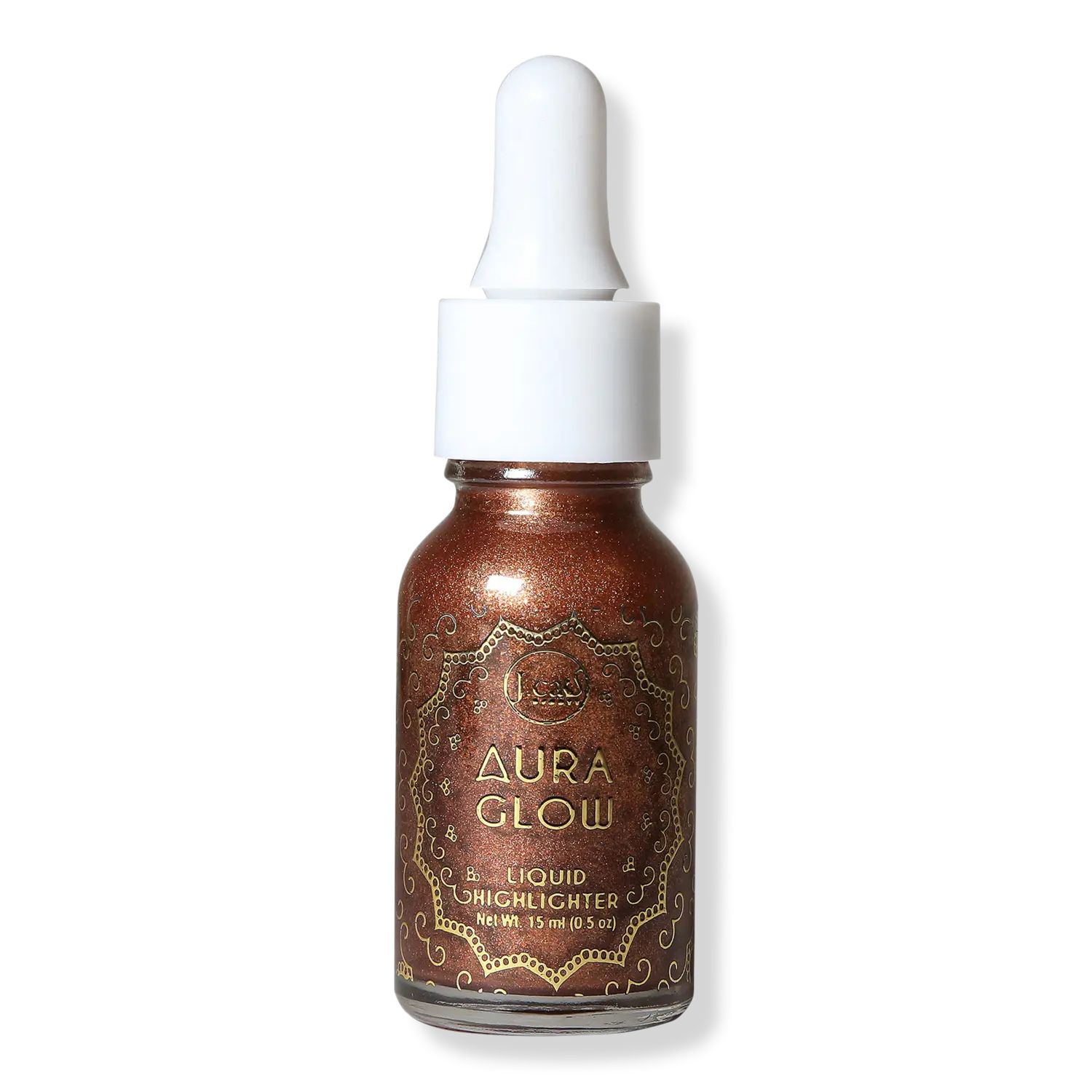 

Жидкий хайлайтер Aura Glow J.Cat Beauty, Pink Goddess (dark bronze glow)