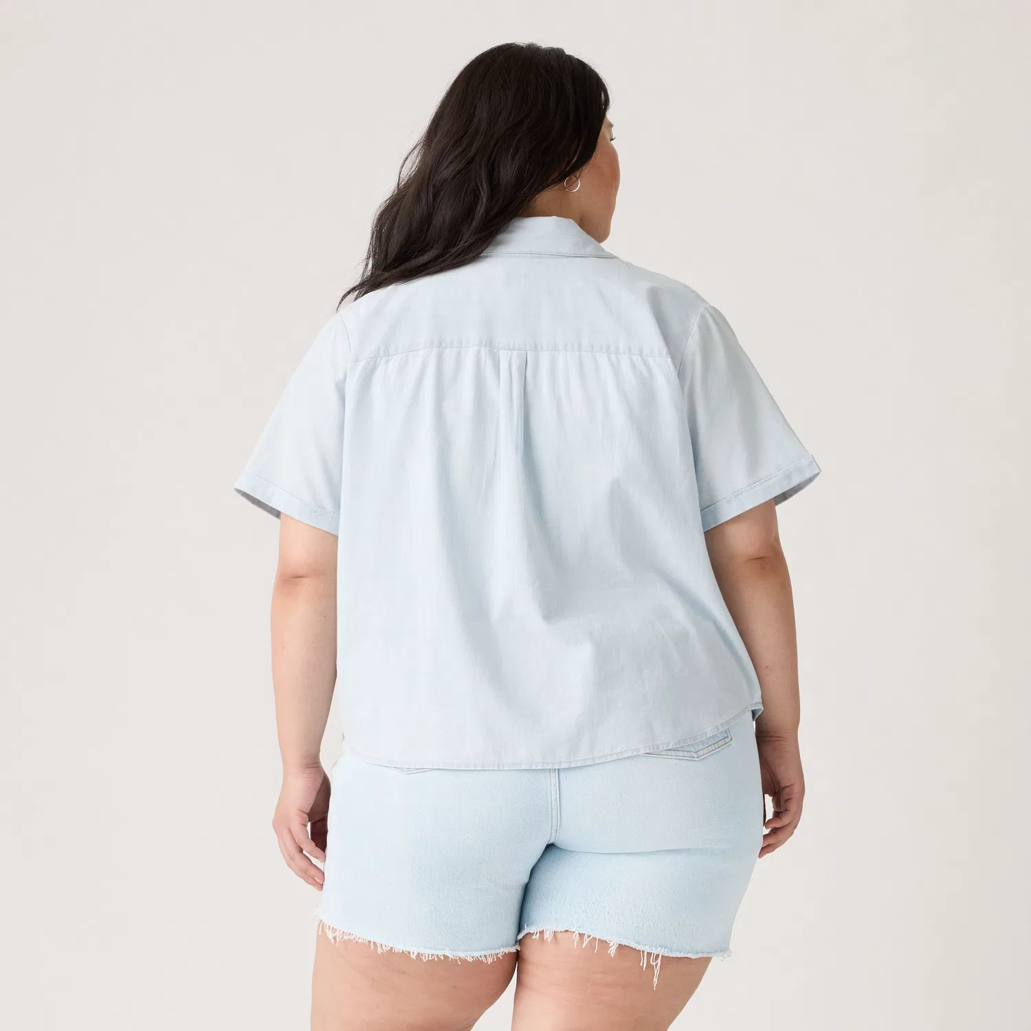 Рубашка Bennie Camp (большой размер) Levi's, Light Wash — фото 4