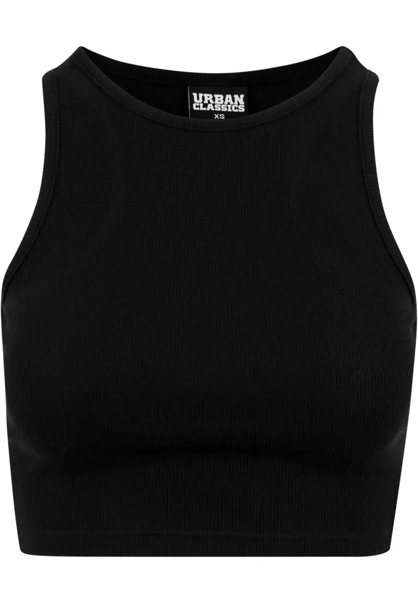 

Майка-топ URBAN CLASSICS " Urban Classics Ladies Cropped Rib Top", черный