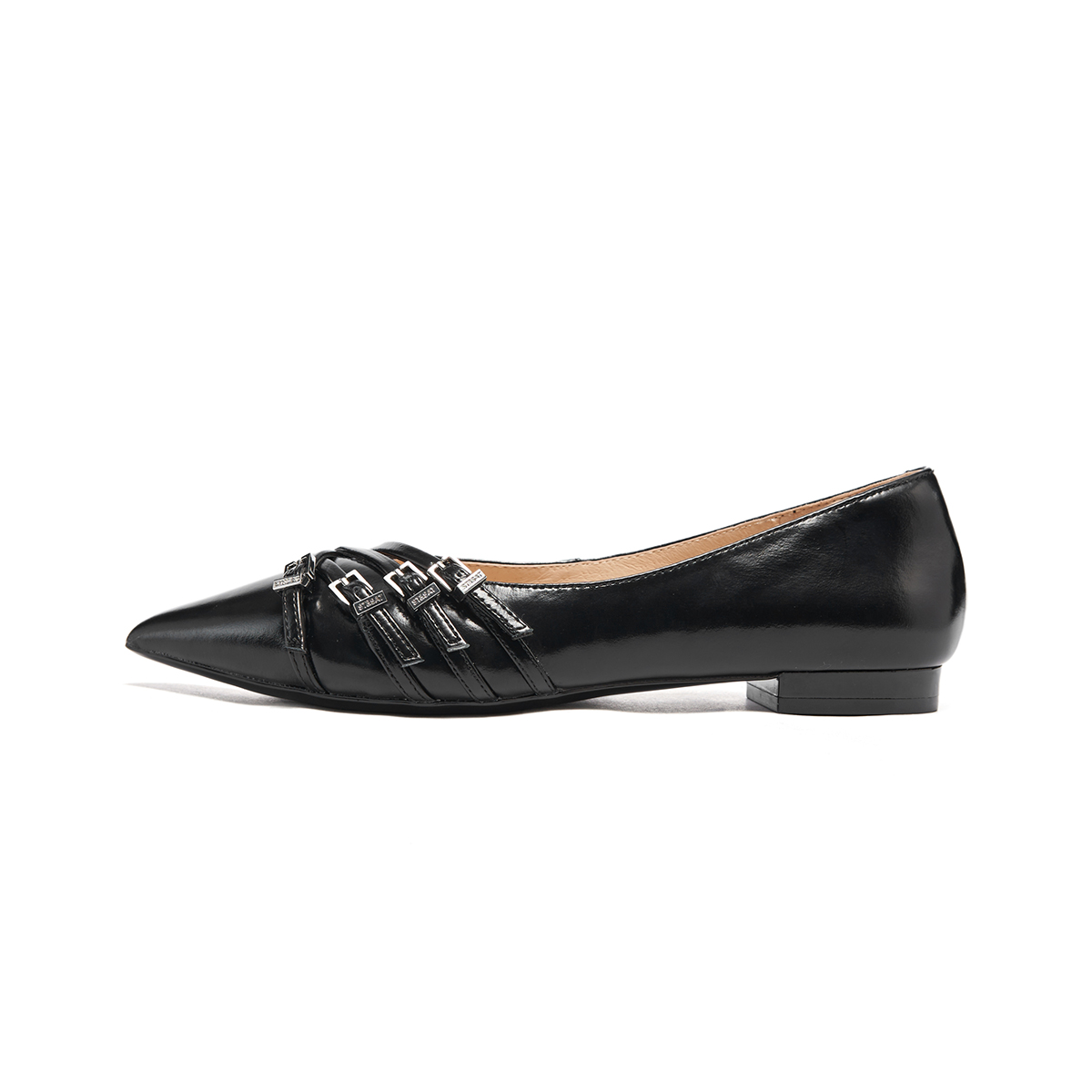 ST&SAT Женские повседневные туфли Women's Black/Red/Ecru - Ecru, цвет Ecru — фото 3