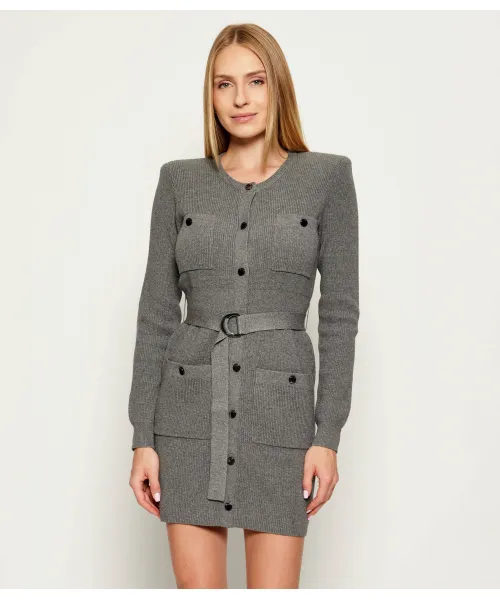 

Платье с поясом Liu Jo, серый