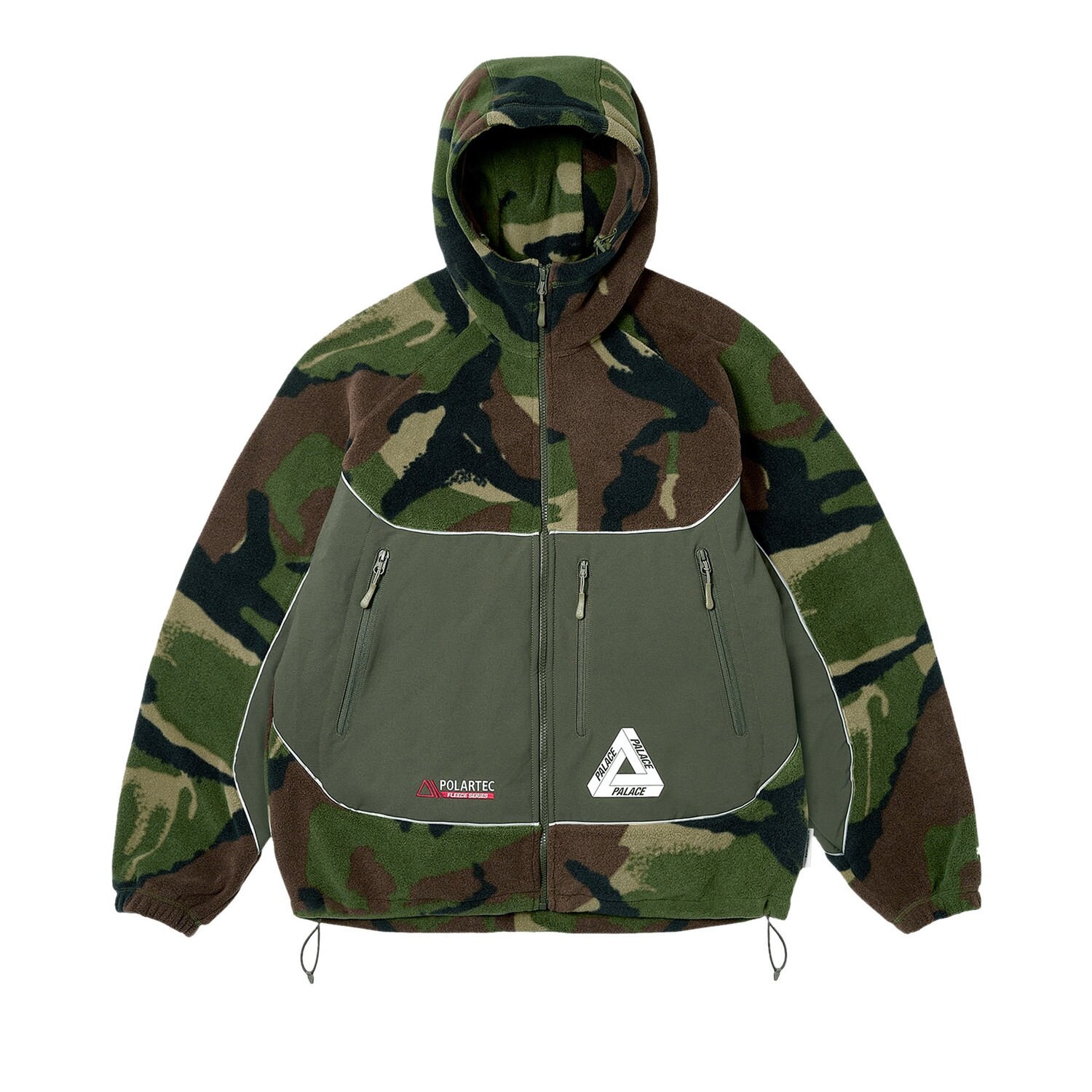 

Куртка Palace Polartec 3M с капюшоном, Woodland Camo