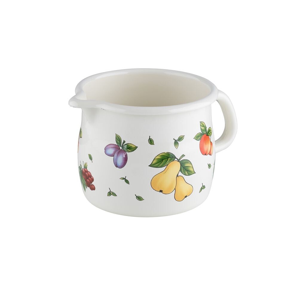 

Кастрюля Riess Country Fruit Garden выпуклая Ø14см, 1,7 л, эмаль