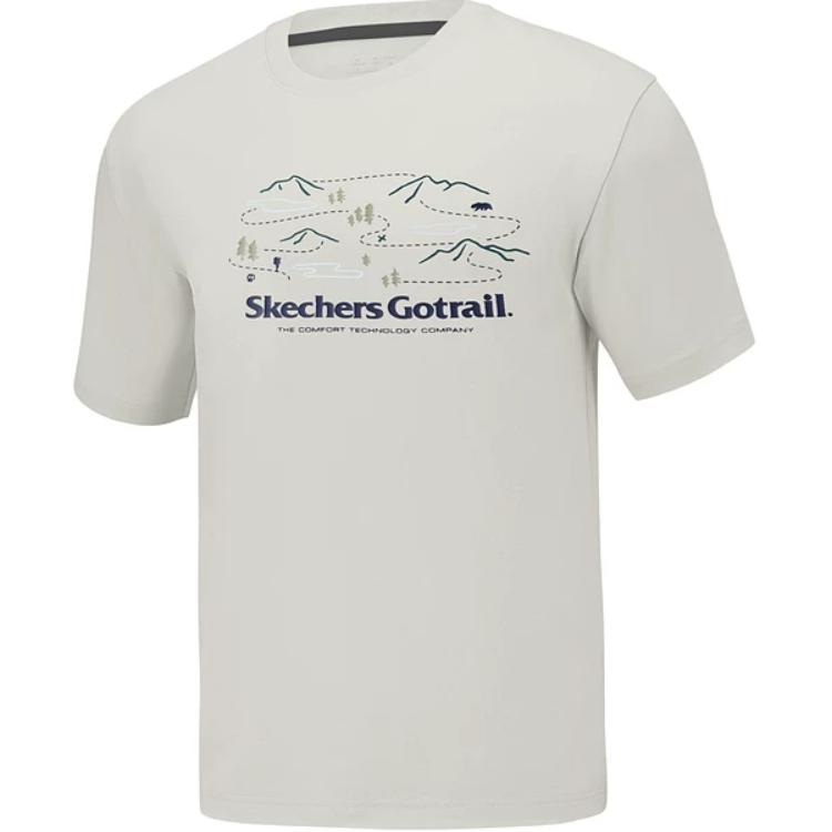 

Футболка Unisex Full Moon Gray Skechers, серый