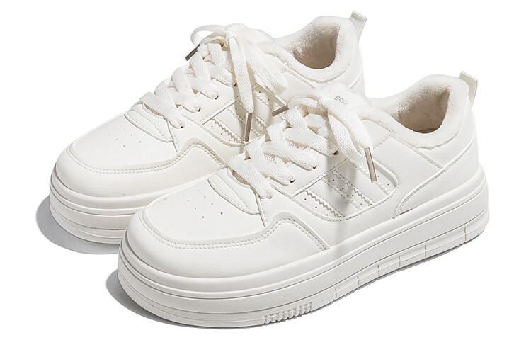 Кеды HUANQIU Skateboard Shoes Women's Low-Top White — фото 3