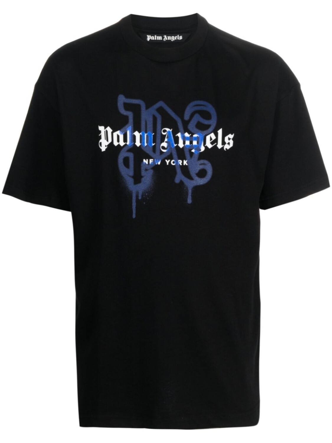 

Palm Angels футболка New York с монограммой, черный