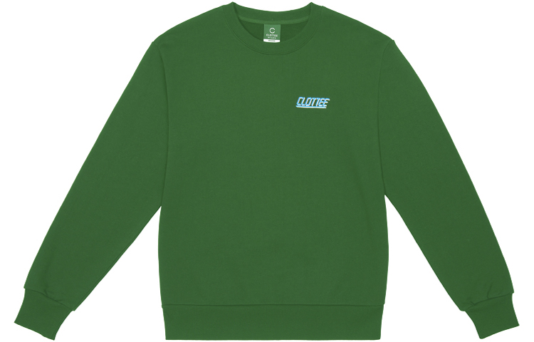 

Толстовка унисекс с круглым вырезом, средней плотности Clot, зеленый
