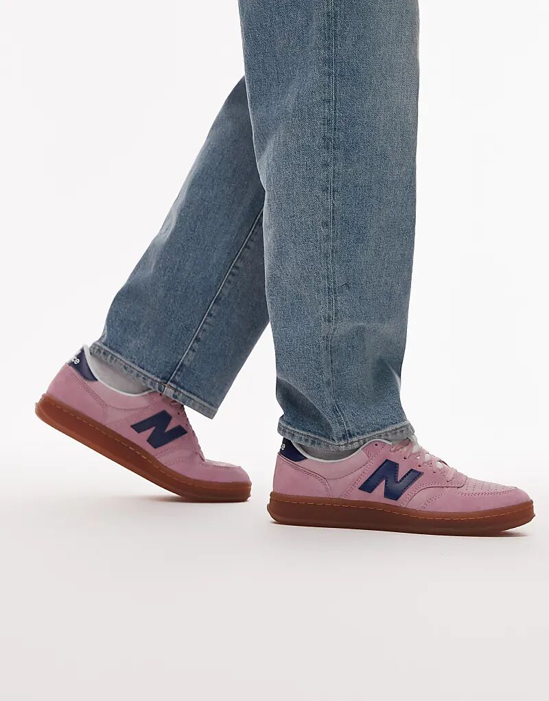 

Кроссовки унисекс New Balance CT500 розового и темно-синего цветов