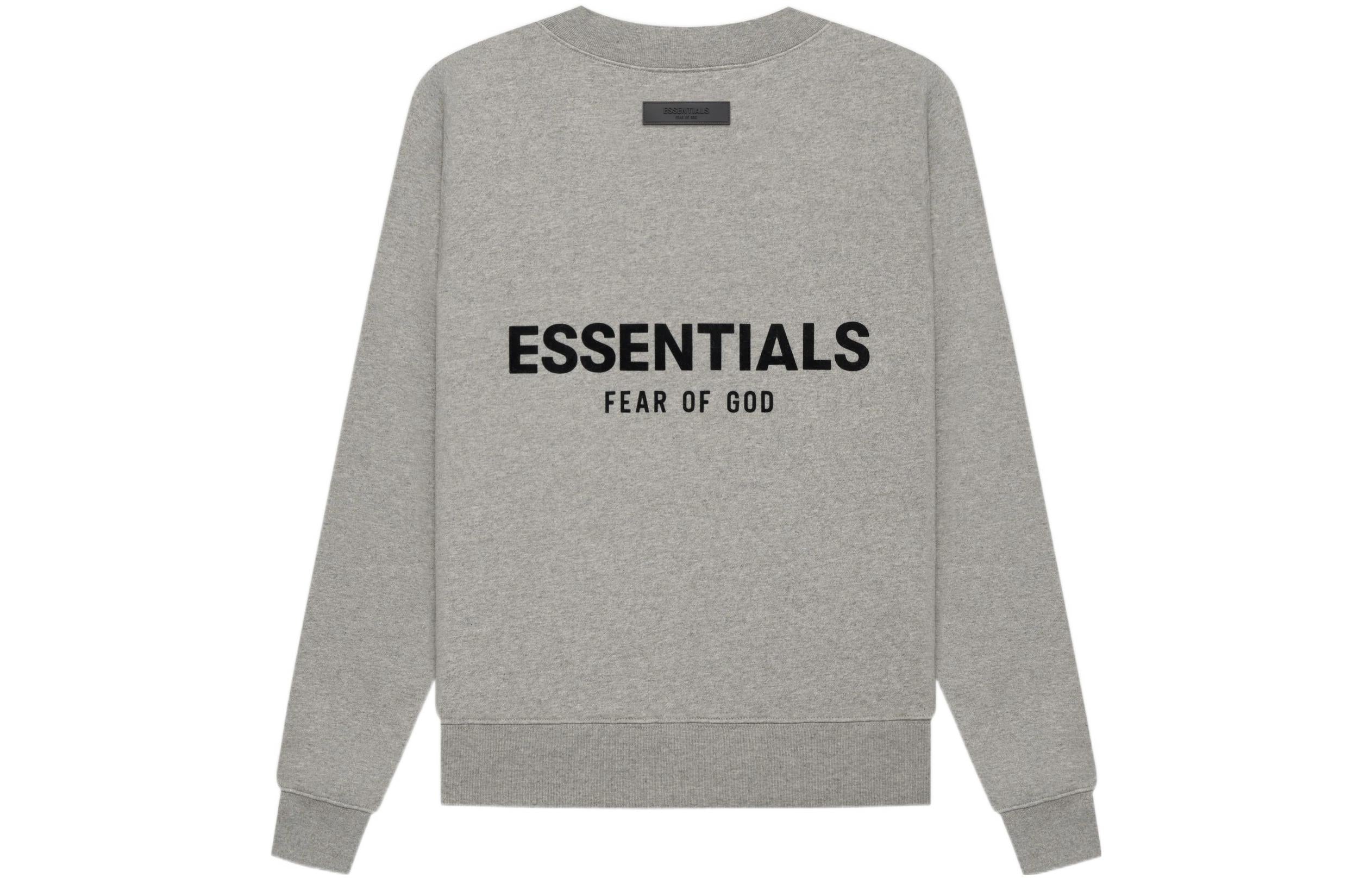 Свитшот Fear of God Essentials FW22 'Dark Oatmeal' — фото 3