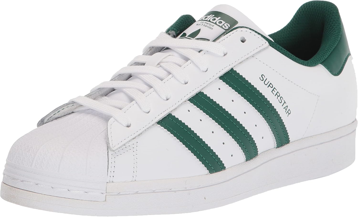 

Мужские кроссовки Adidas Superstar, белый/зеленый