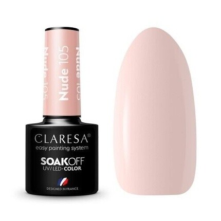 

Гибридный лак для ногтей Soak Off, 5 мл — 66 цветов на выбор!, Claresa