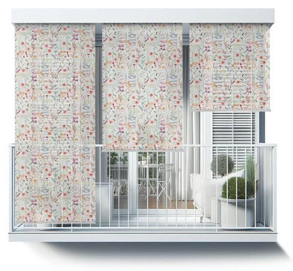 

Рулонные шторы Tulup Bunte Feldwiese, 140x180x1 см, многоцветный