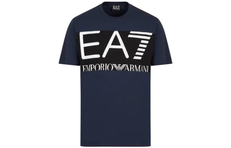 Мужская футболка EA7 FW22 Emporio Armani, черный — фото 4