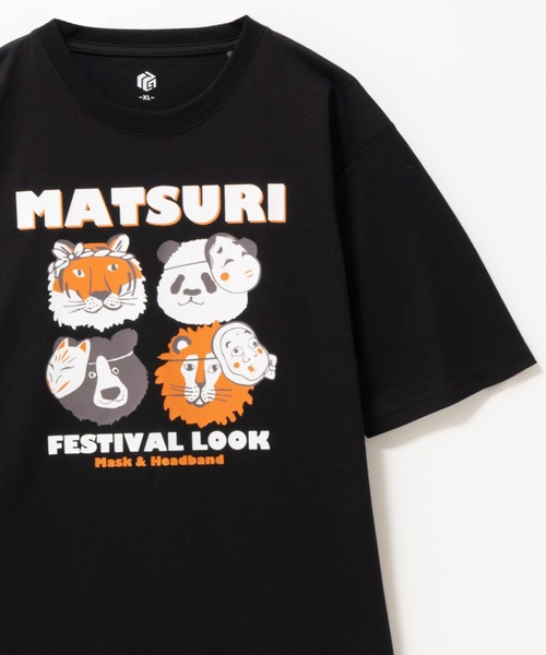 

Футболка с коротким рукавом, летний принт Mac-House, черный