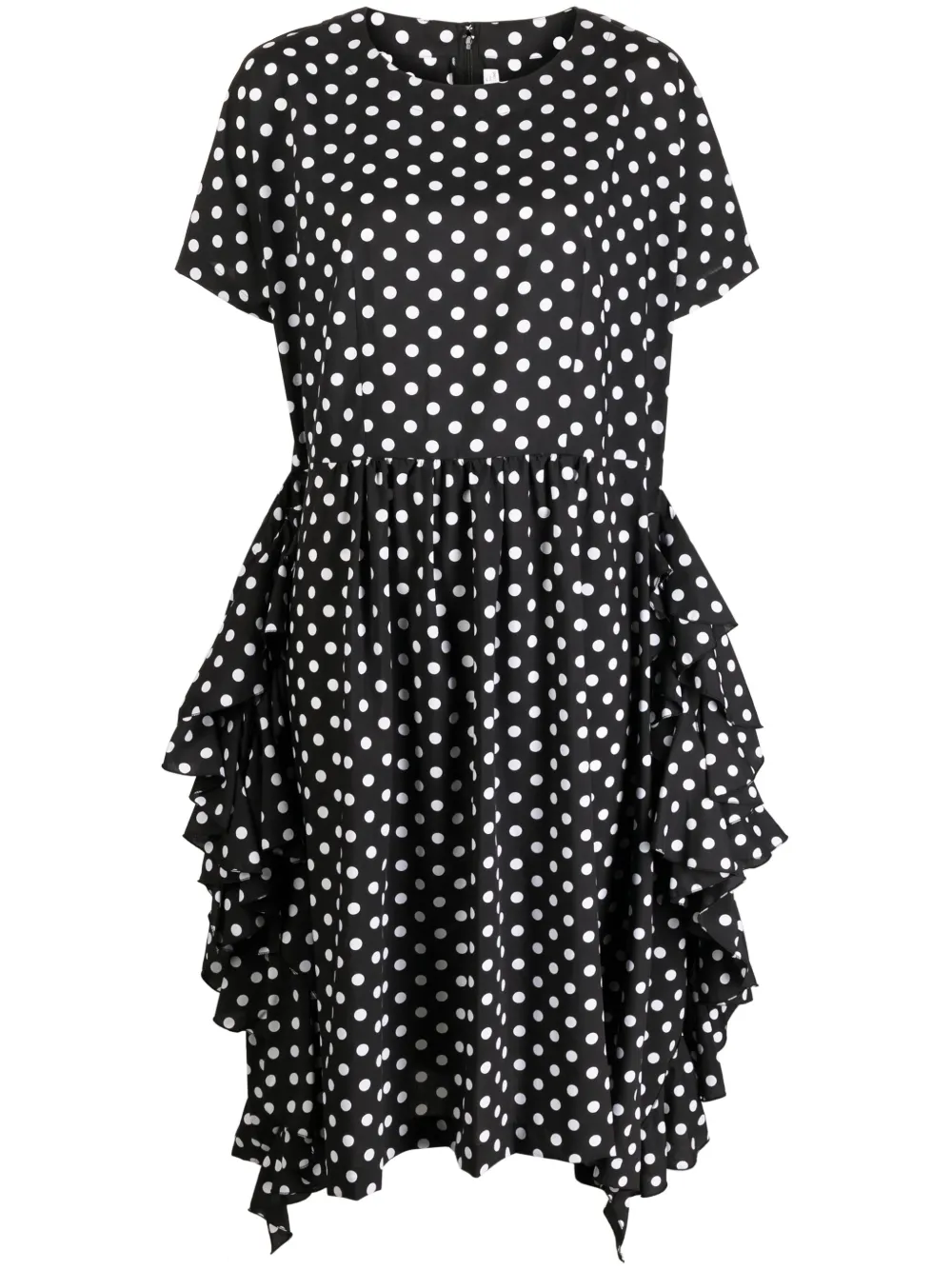 

Платье в горох с оборками Comme Des Garçons Comme Des Garçons, черный