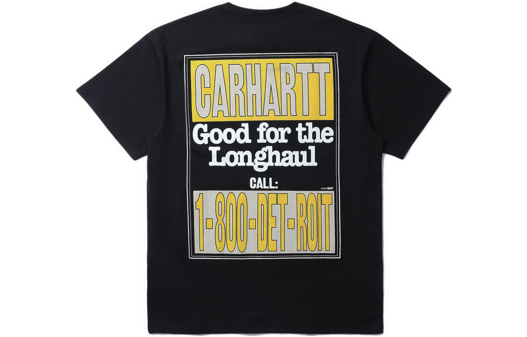 

Carhartt WIP Футболка мужская черная, Черный, Carhartt WIP Футболка мужская черная