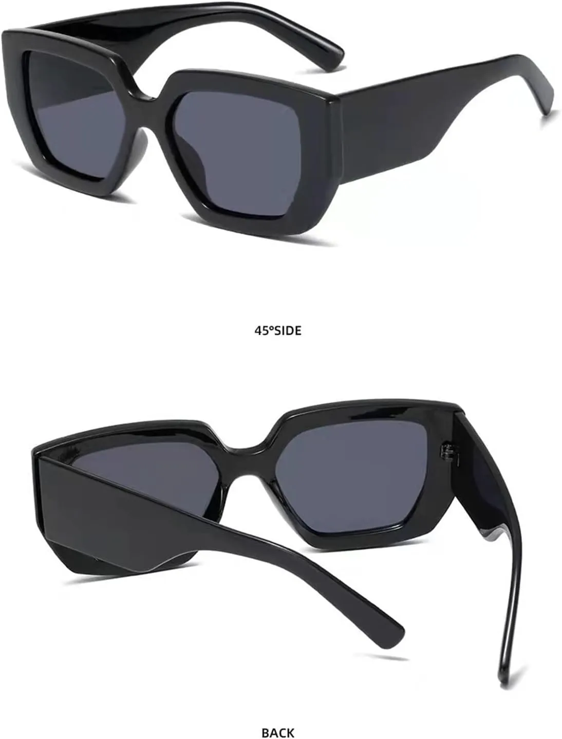 

Солнцезащитные очки XINXIN в квадратной ретро-оправе большого размера для мужчин и женщин, идеально подходят для отдыха на природе (цвет: H, размер: средний), H