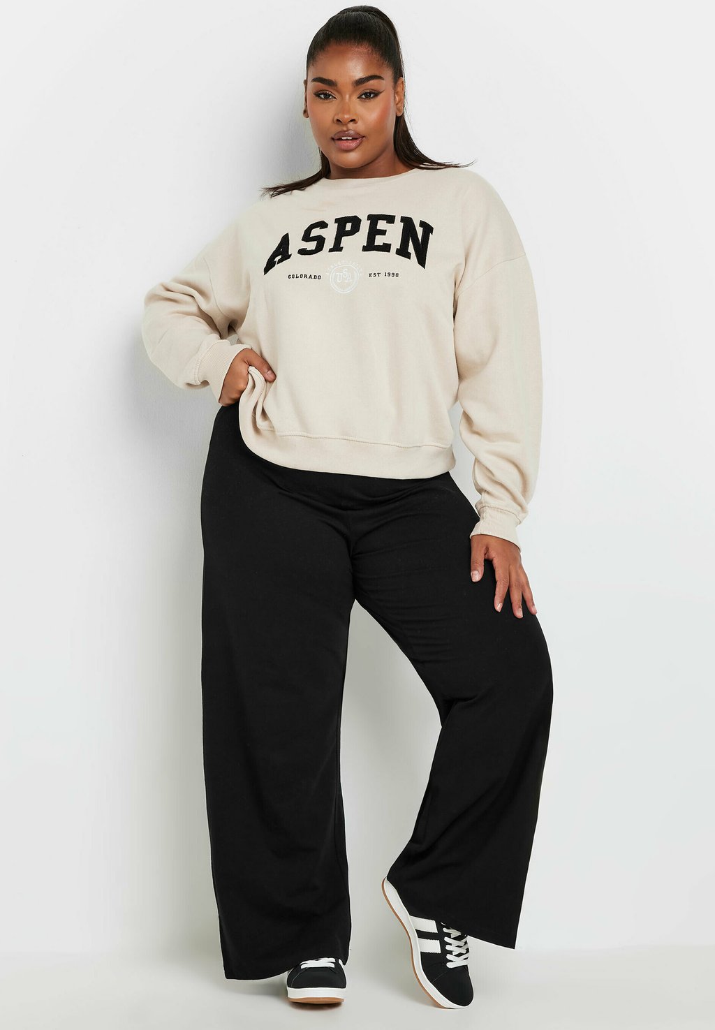 

Брюки Yours Clothing, антрацит