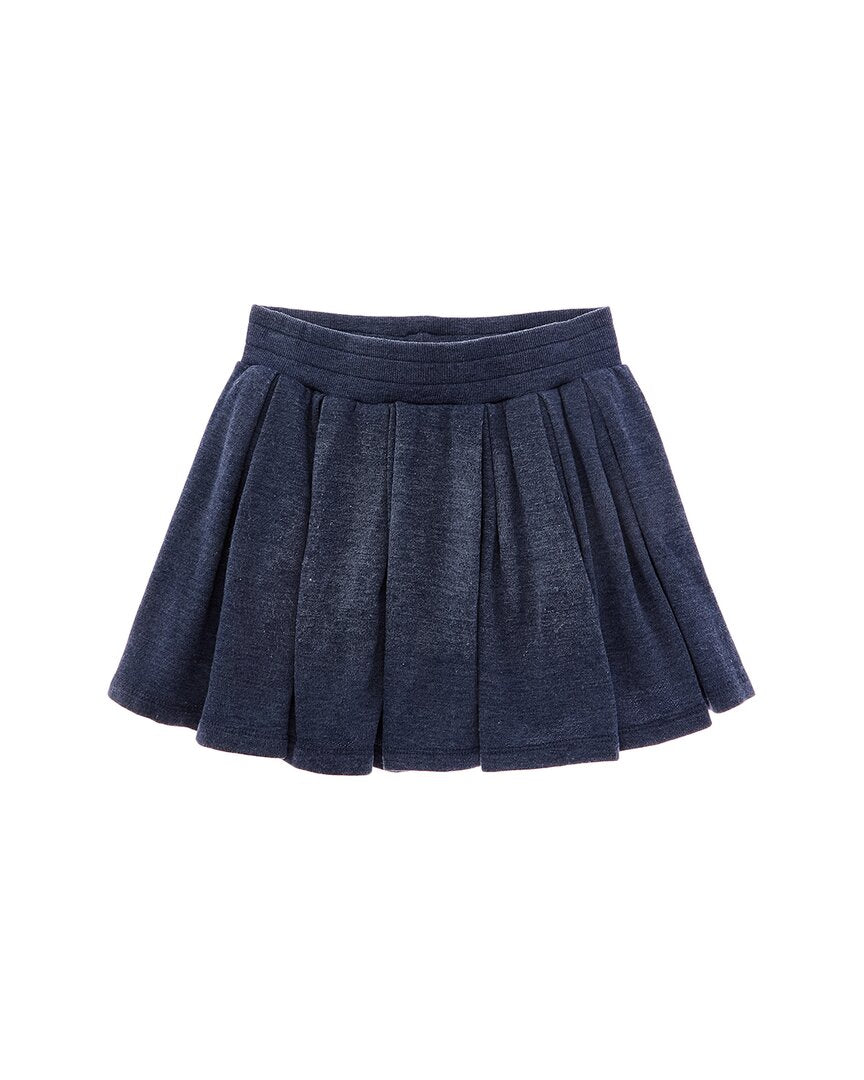 

Винтажная Гавана плиссированная юбка-шорты из френч терри Vintage Havana, синий