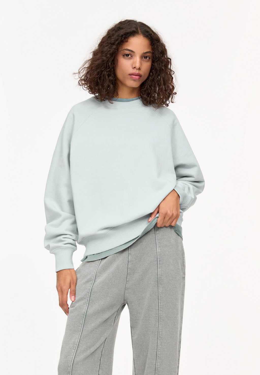 

Толстовка PULL&BEAR, светло-серый