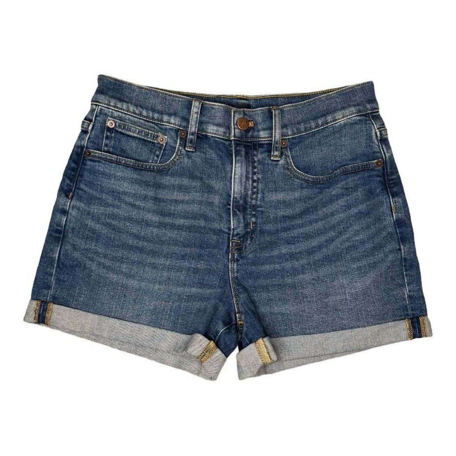 

Женские классические джинсовые шорты синего цвета J.Crew