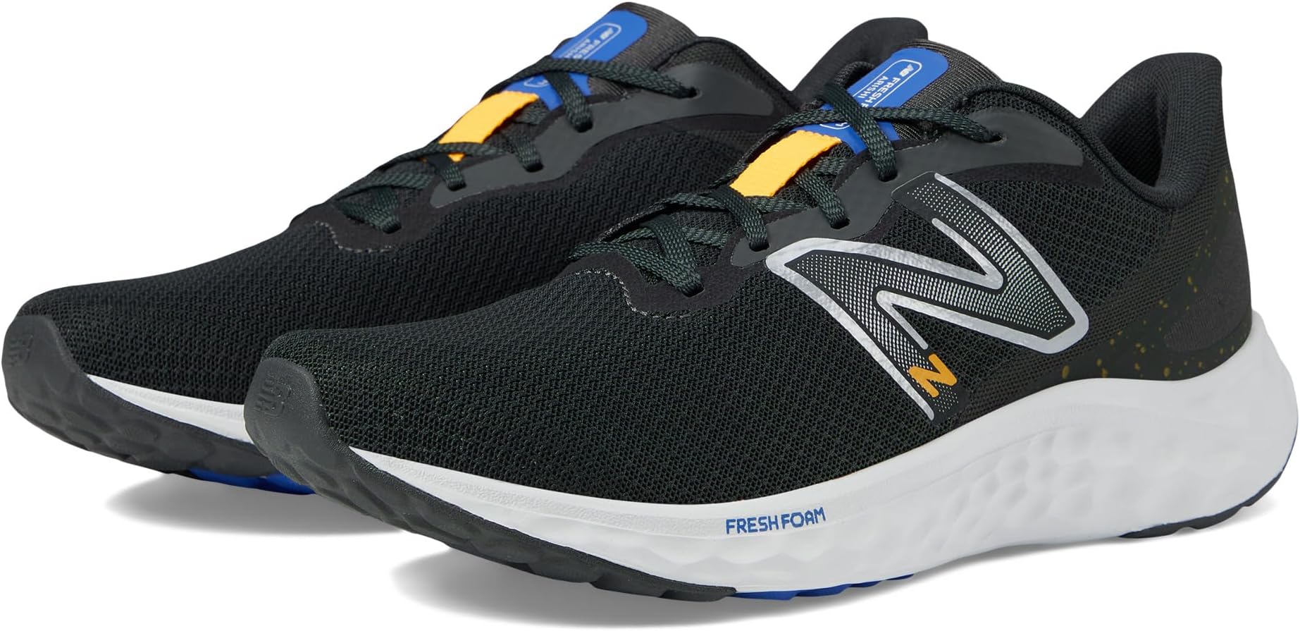 

Кроссовки Fresh Foam Arishi v4 New Balance, цвет Blacktop/Hot Marigold