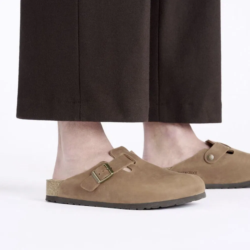 Мужские мюли-лоферы Birkenstock Boston Leoi Cognac Regular