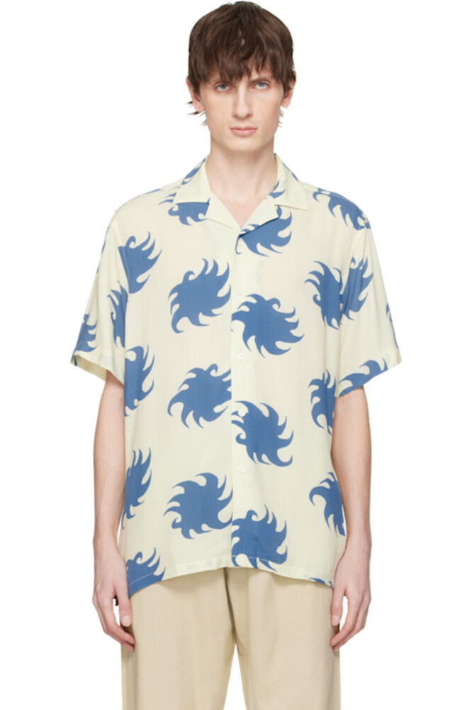 

Рубашка из вискозы Off-White & Blue Sky Ember OAS