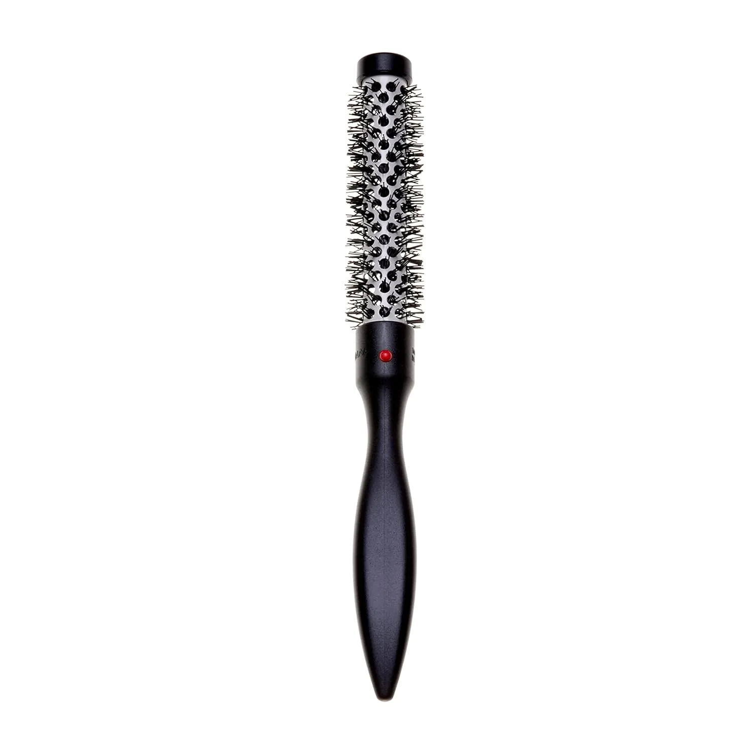 Denman Thermo Ceramic Hourglass Hot Curl Brush - термощетка для укладки волос с керамическим покрытием, создание локонов, выпрямление, объем и прикорневой подъем, цвет Gray Очень маленький, Gray
