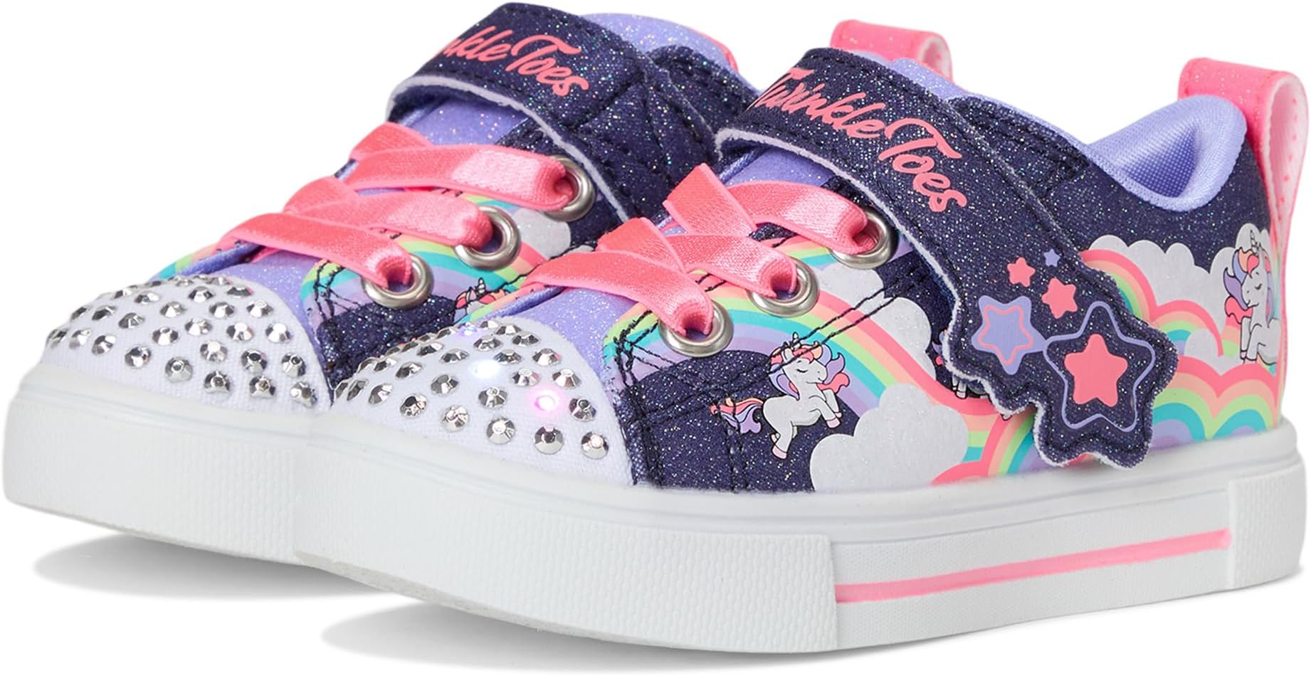 

Кроссовки SKECHERS KIDS Twinkle Sparks - Jumpin' Clouds 314809N, цвет Navy/Multi