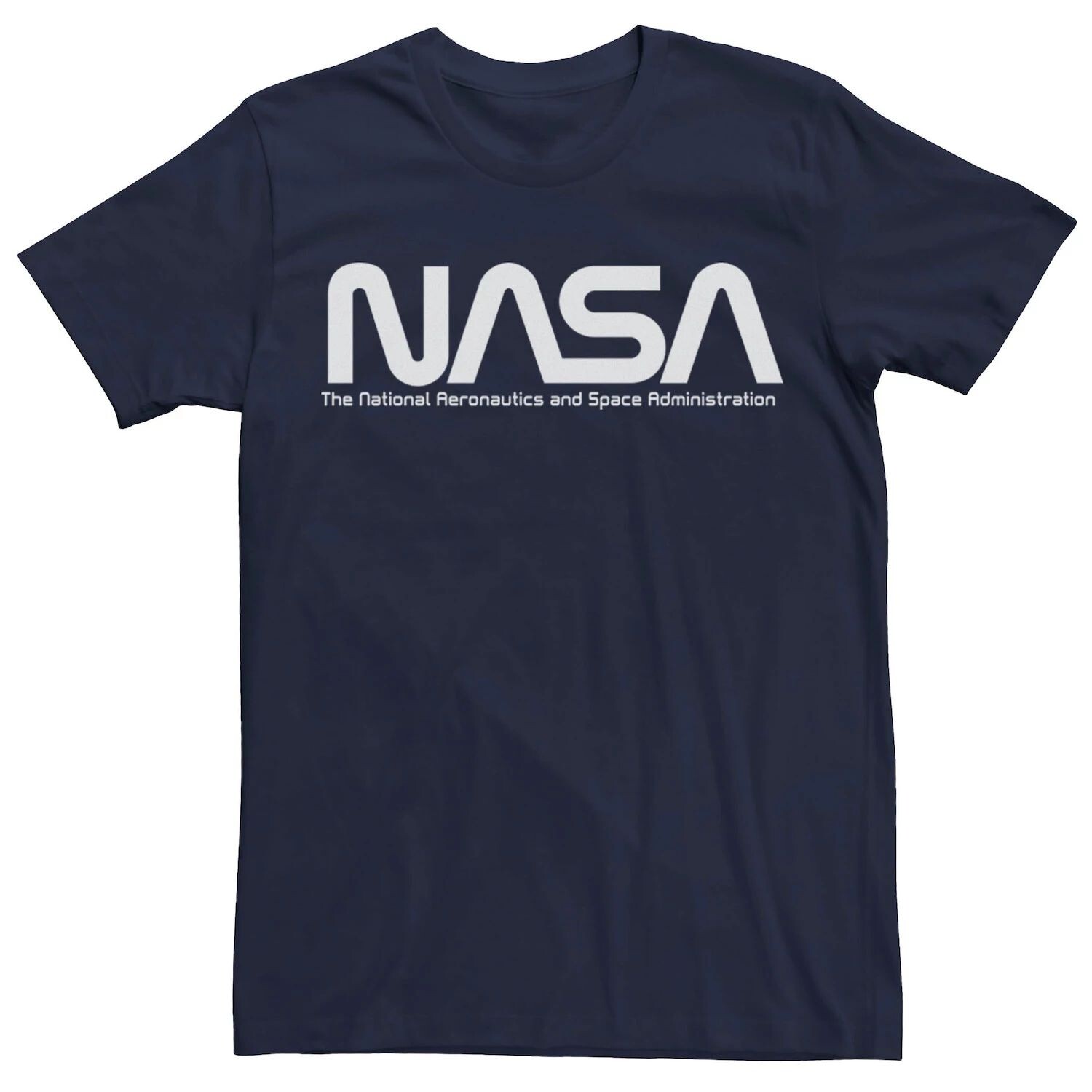 

Мужская белая футболка с простым логотипом NASA Licensed Character, Белый, Мужская белая футболка с простым логотипом NASA Licensed Character