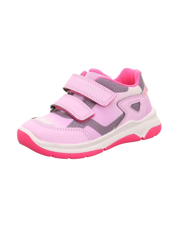 

Кроссовки на шнуровке superfit, цвет lila/pink