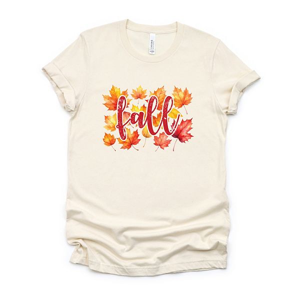 

Футболка с принтом Fall Leaves Watercolor Simply Sage Market, Cream, Зеленый, Футболка с принтом Fall Leaves Watercolor Simply Sage Market, Cream