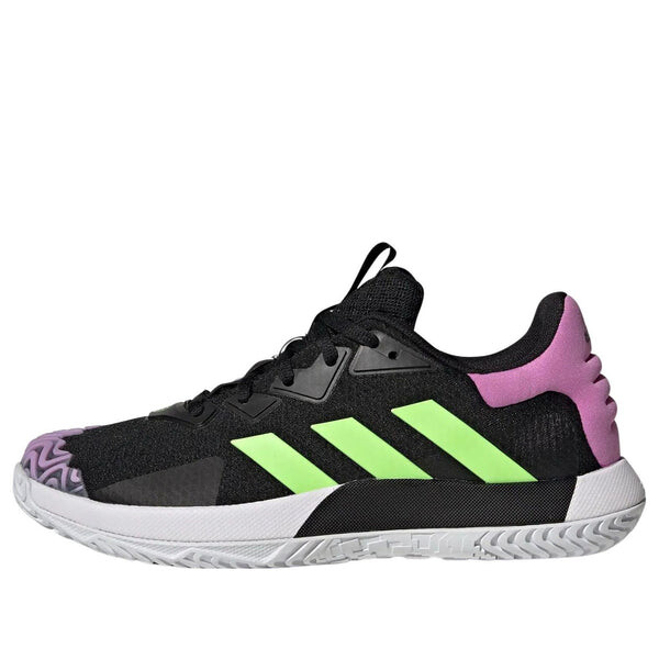 

Кроссовки solematch control 'black signal green' Adidas, черный