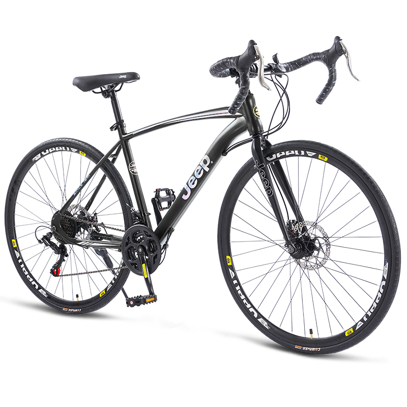 

Шоссейные велосипеды с дисковыми тормозами из высокоуглеродистой стали Jeep, черный