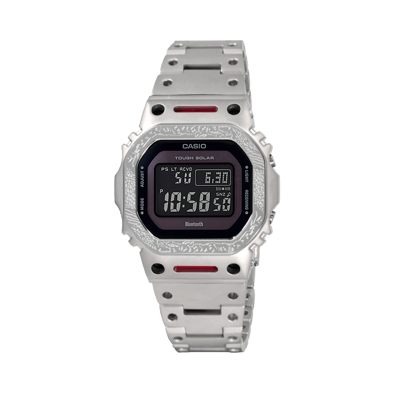 

CASIO Ретрофит серия Solar Movement металлический ремешок часы унисекс черный циферблат