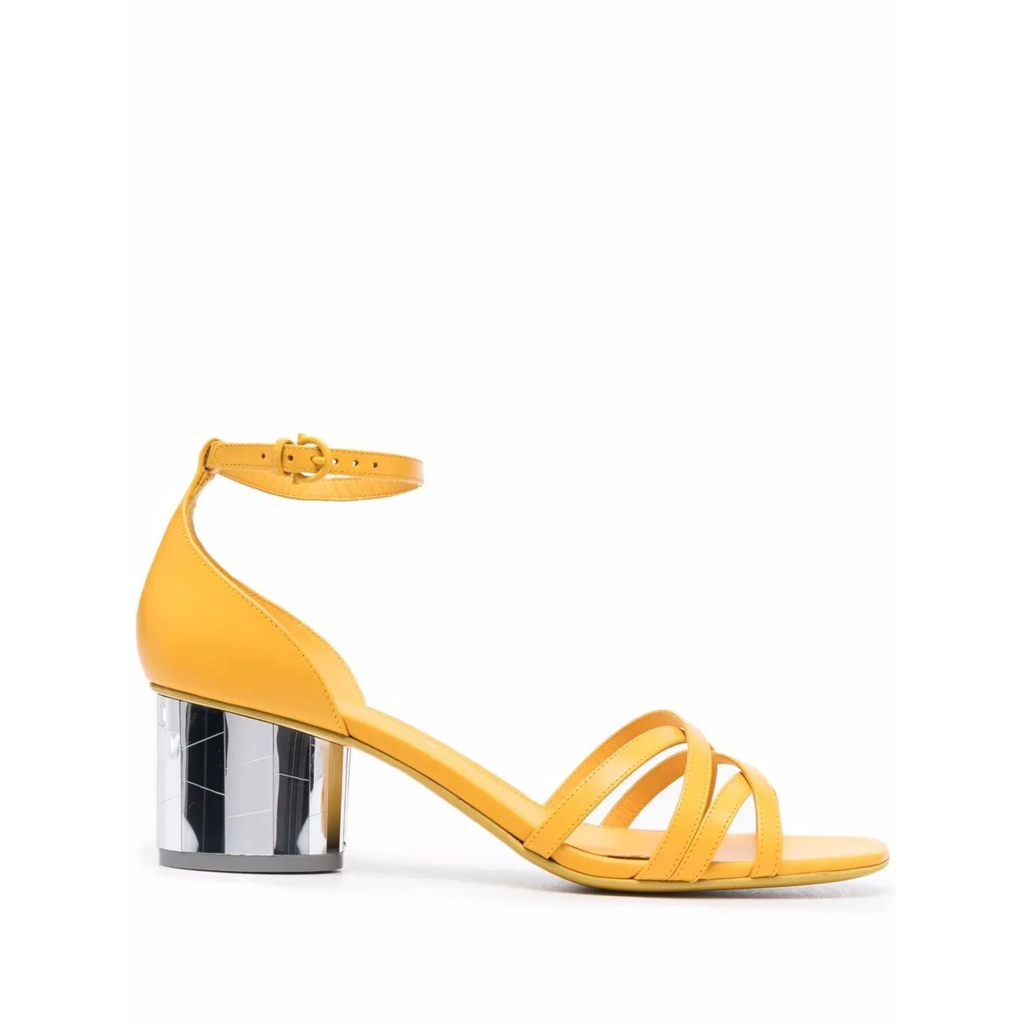 Ferragamo босоножки с ремешком на щиколотке Salvatore Ferragamo, желтый — фото 4