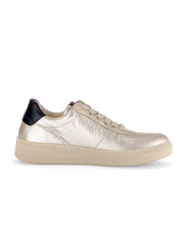 Кроссовки на шнуровке Gabor Fashion Sneaker low, золотой — фото 3