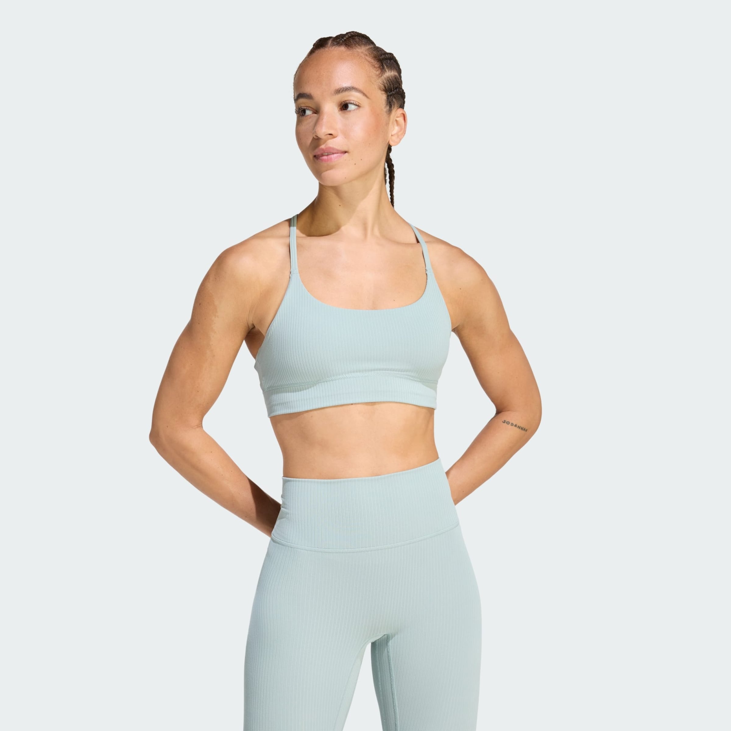 Adidas Performance Спортивный бюстгальтер-бралетт 'All me' в цвете Mint — фото 3